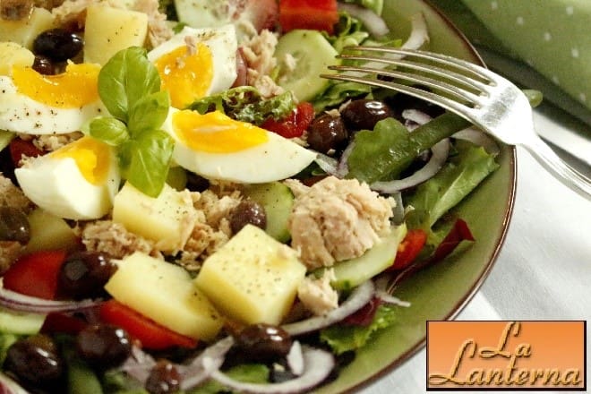 La Lanterna Insalata with Logo