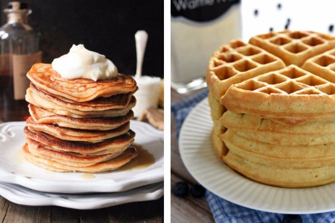 pancakes waffles