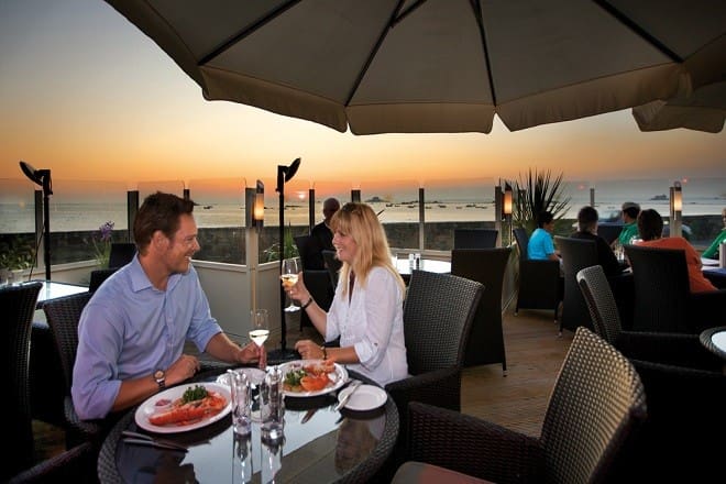 Dining on The Beach Terrace