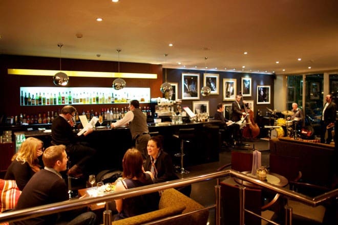 Robertos Jazz Bar at Night